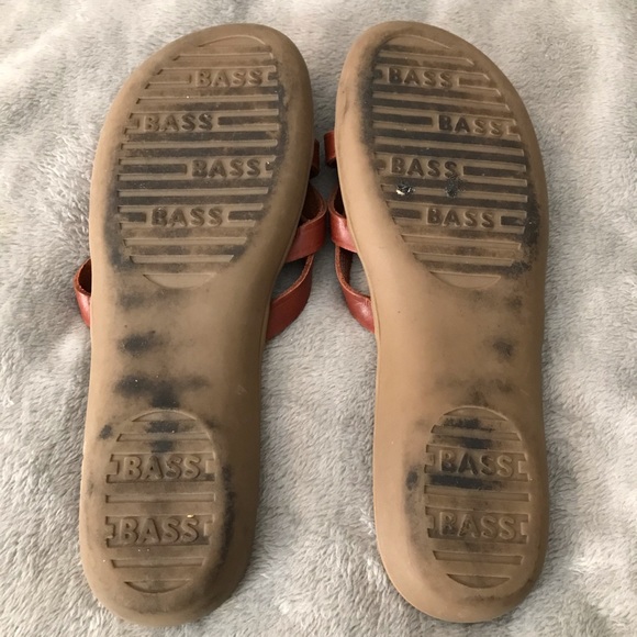 Bass | Shoes | Bass Sunjuns Sharon Brown Leather Sandals 9 | Poshmark